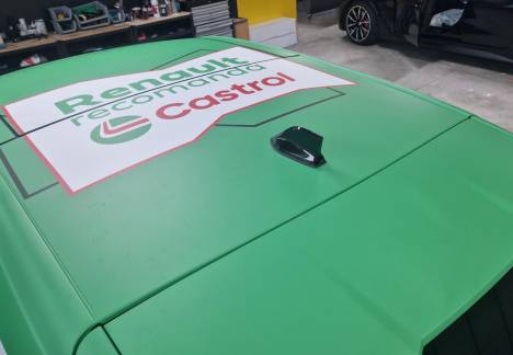 Renault Megane raliu colantat design Castrol