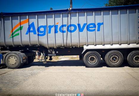 inscriptionare camion agricover