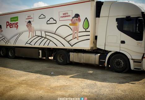 promovare carne persi pe camioane