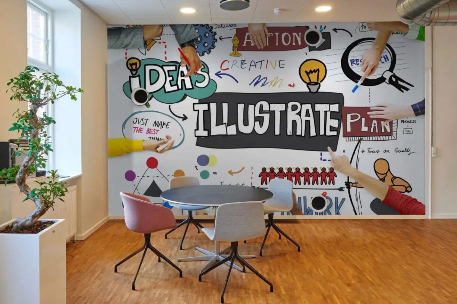 Montaj tapet personalizat